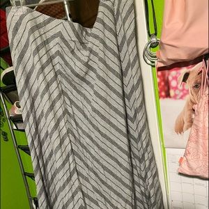 Sonoma grey chevron print skirt